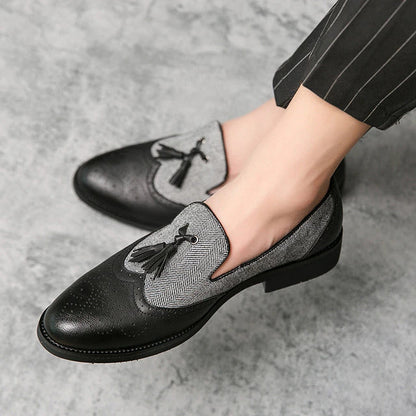 Herren Loafers Aus Leder - Elegante Slipper Für Männer