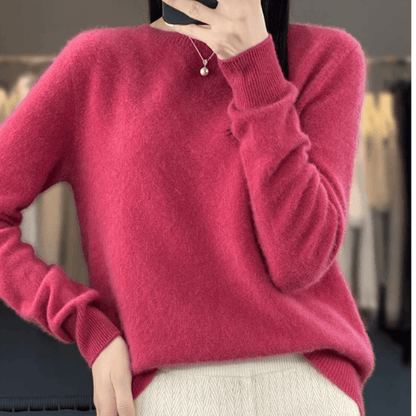 Stilvoller warmer pullover für damen