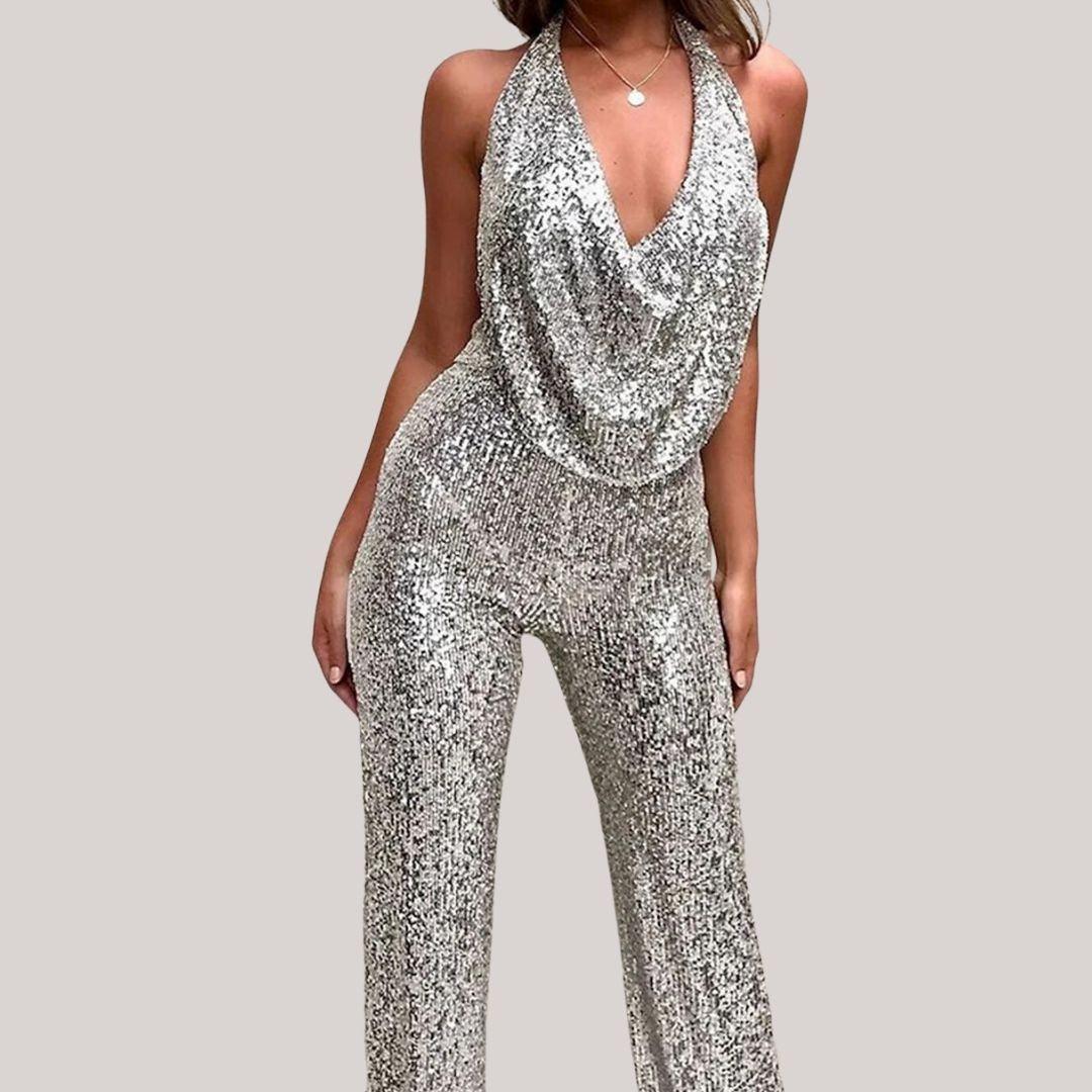 Eleganter Damen Jumpsuit aus Polyester – Stilvoll und bequem