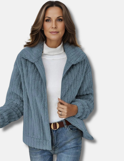 Willa – Elegante warme Jacke mit Fleece für Damen