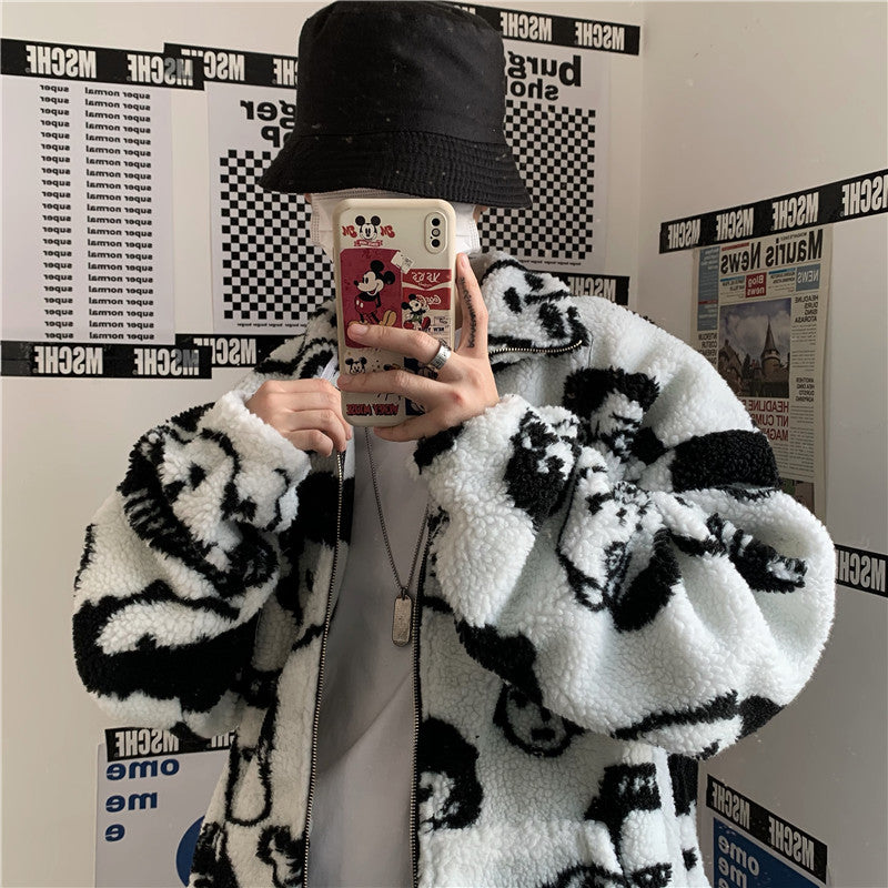 Caesar – Gemütliche Winterjacke mit Cartoon-Print