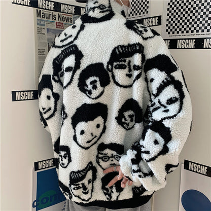 Caesar – Gemütliche Winterjacke mit Cartoon-Print