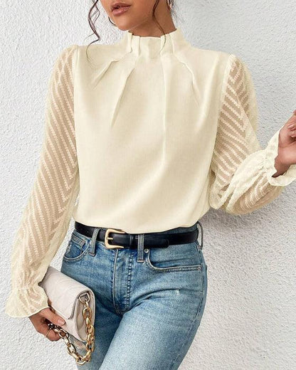 Zweiteiliges Chiffon Top für Damen – Elegante Sommermode