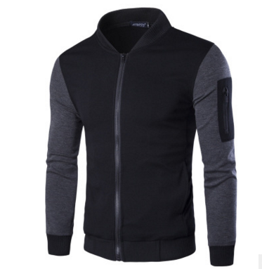 Ismail – Slim-Fit Jacke mit Stehkragen und Reißverschluss