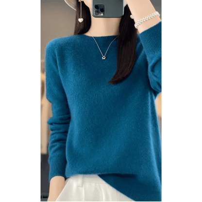 Stilvoller warmer pullover für damen