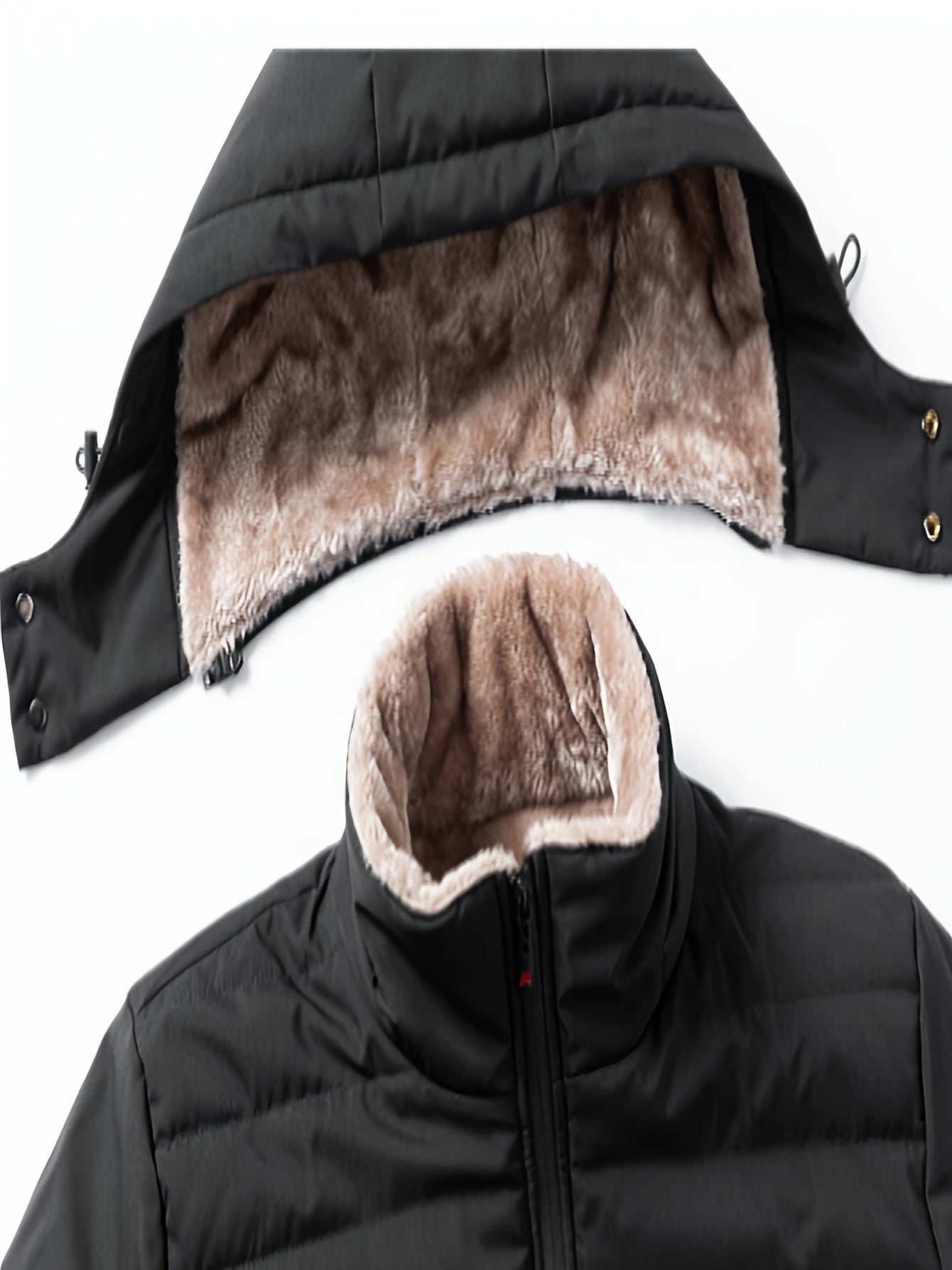 Sven – Fleece-gequiltete Jacke mit Kapuze