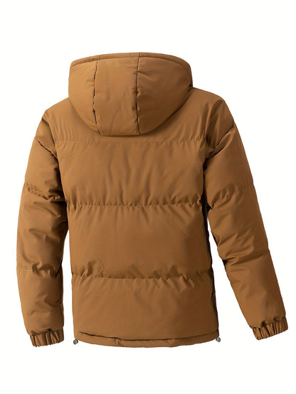 Winterjacke mit Kapuze für Herren in Übergröße