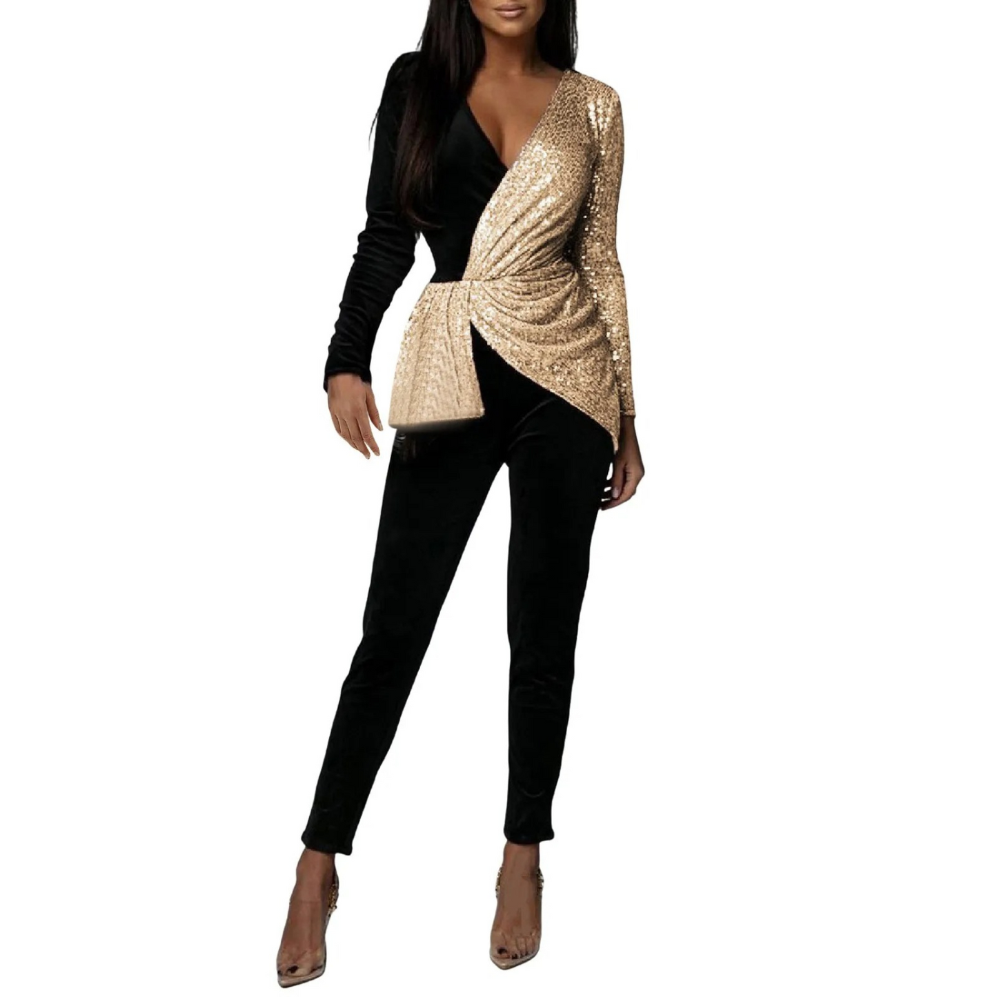 Eleganter Damen-Jumpsuit aus hochwertigem Stoff