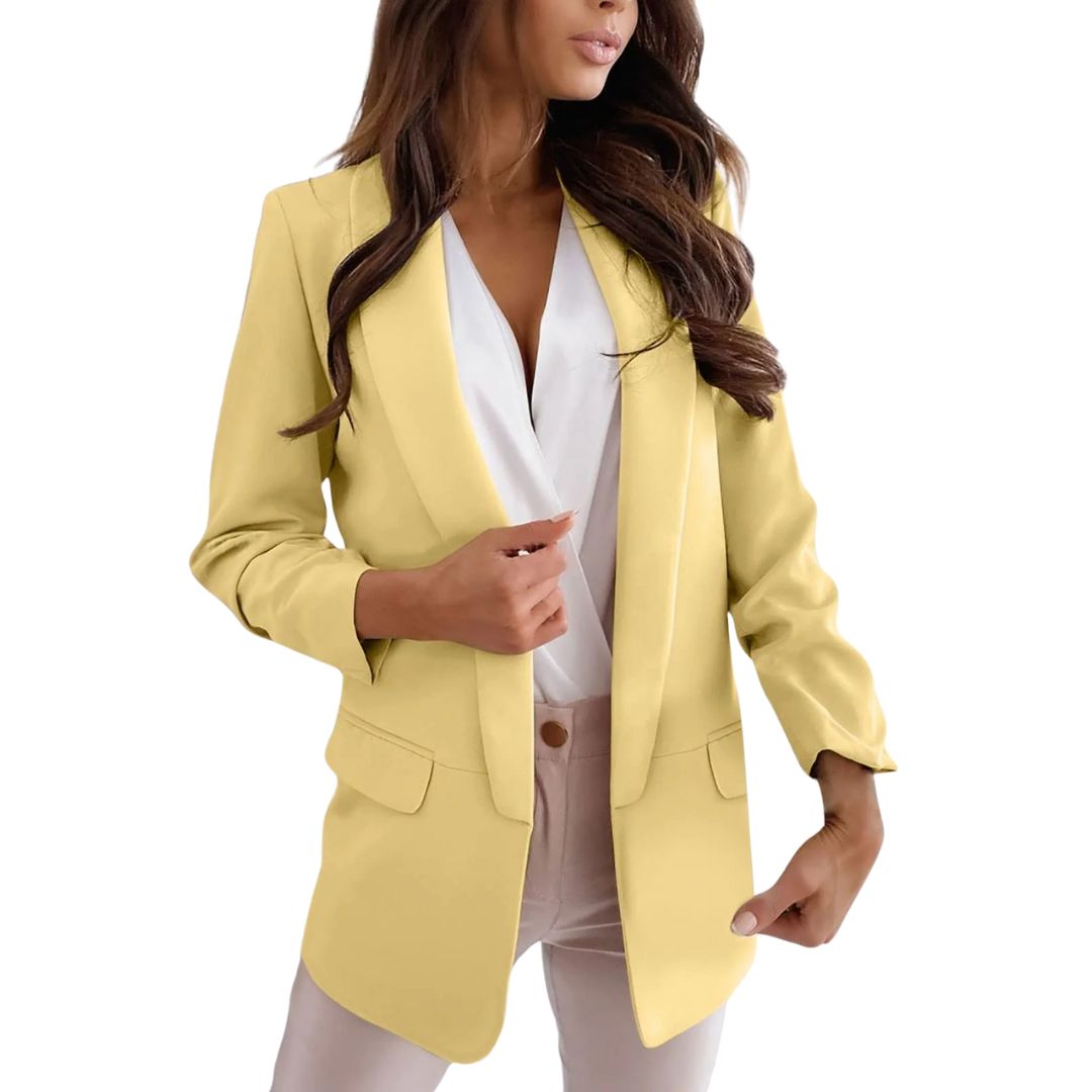 Damen Blazer – Elegante Passform – Einreihig mit Revers – Stilvoll und Zeitlos