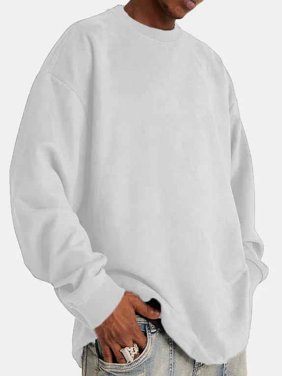 Herren Oversize Sweatshirt – Weicher Stoff – Rundhals – Lässiger Streetwear-Look