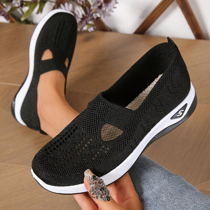 Atmungsaktives mesh slip-on-sneakers für frauen