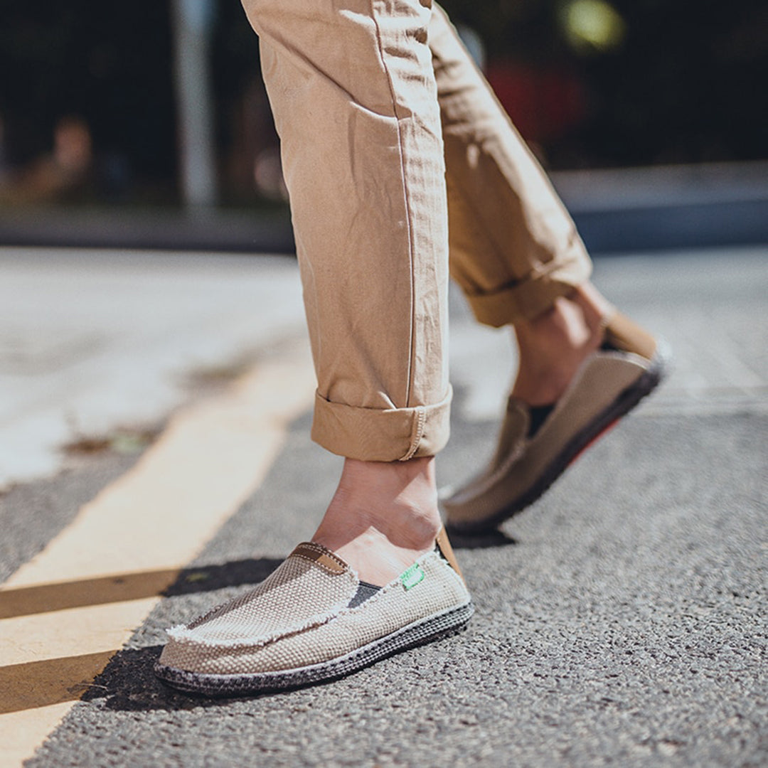 Herren Loafers Grau – Bequeme Nachhaltige Schuhe für Männer