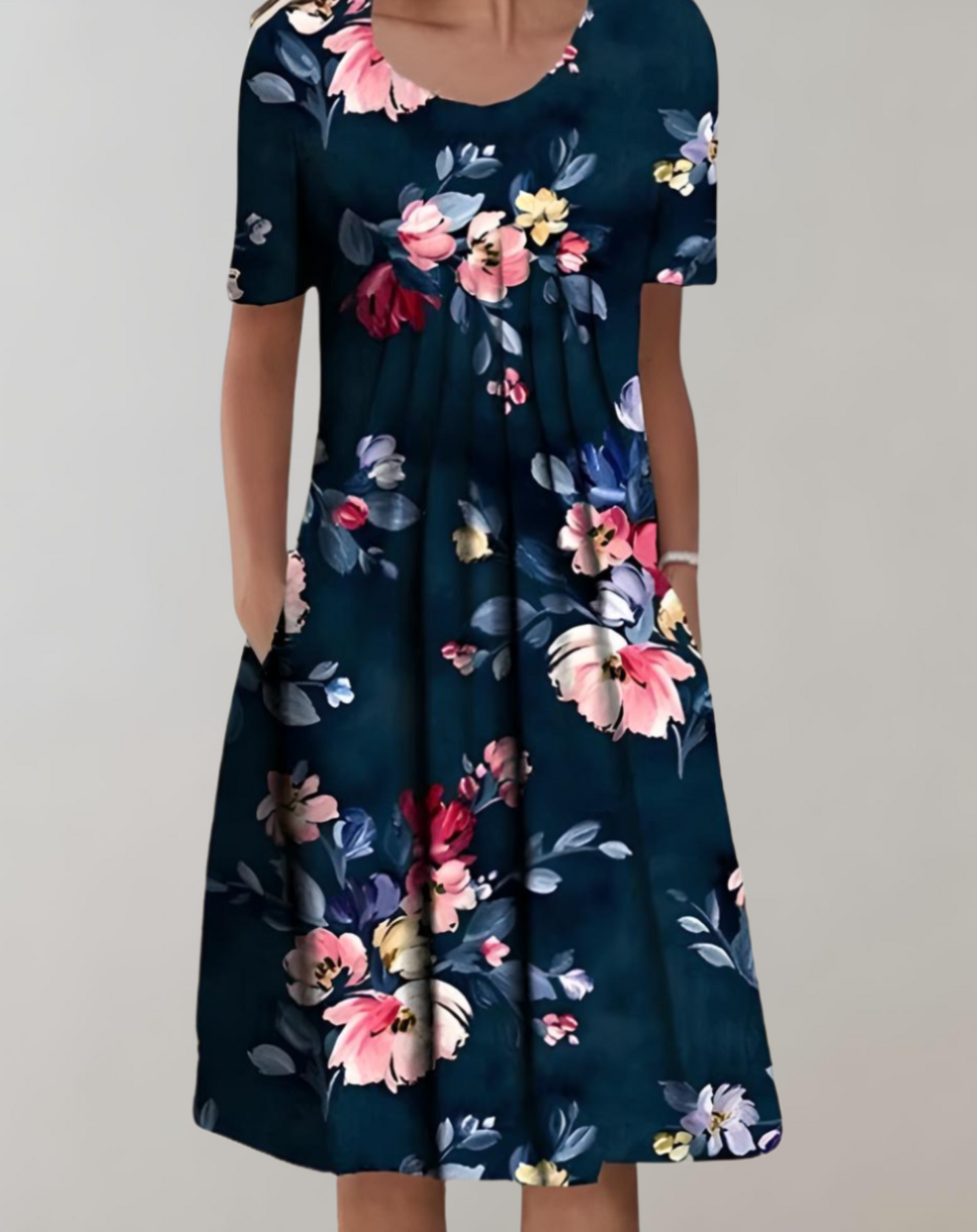 Damen Sommerkleid mit Print – Leichtes Freizeitkleid