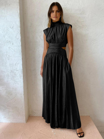 Maxikleid für Damen mit Cut-Out-Taille