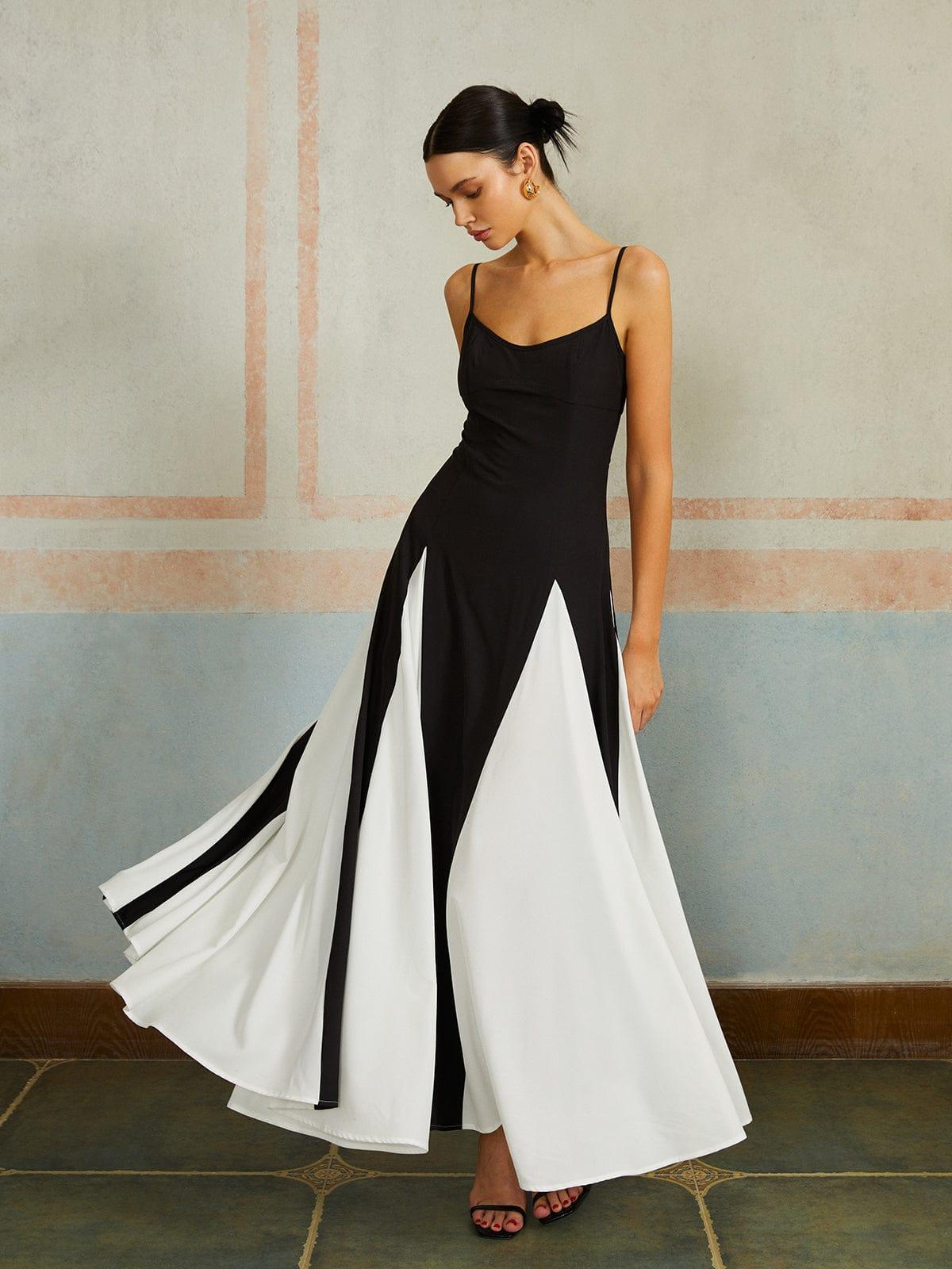 Zweiteilige Maxi Kleid für Damen – Elegantes Design