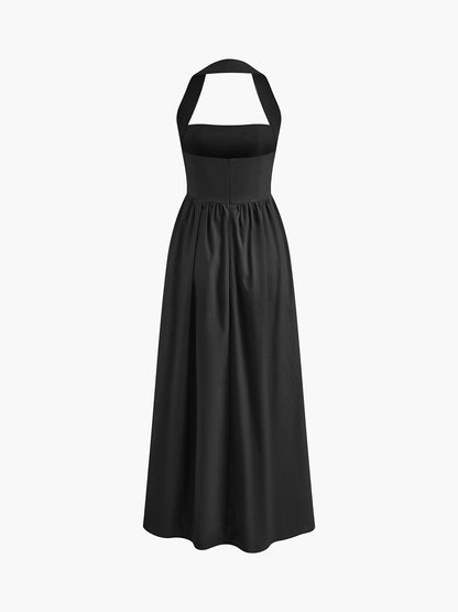 Halfter Maxi Kleid für Damen