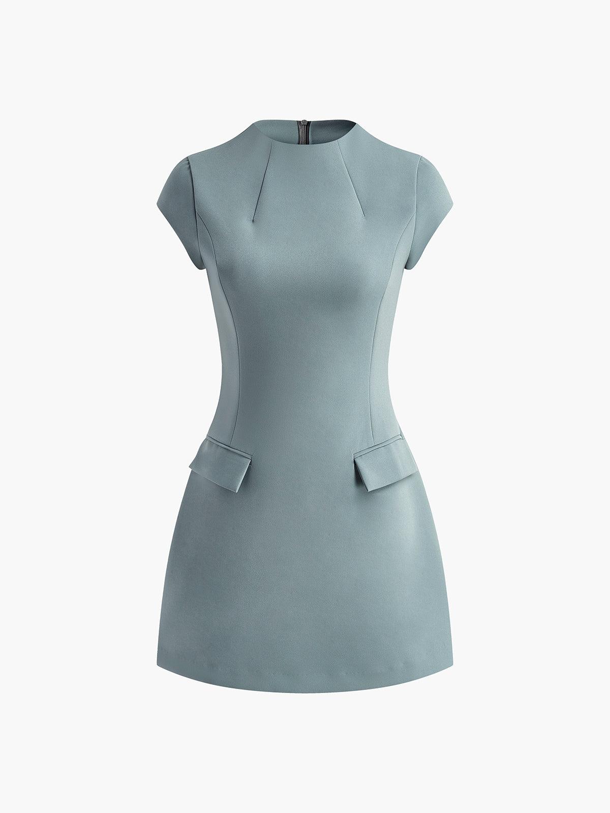 Mini Kleid für Damen mit Taschen