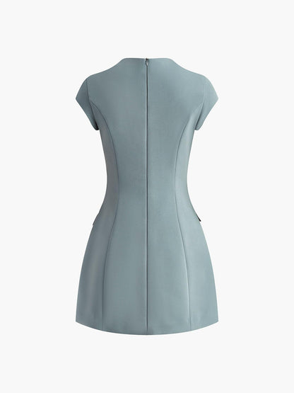 Mini Kleid für Damen mit Taschen