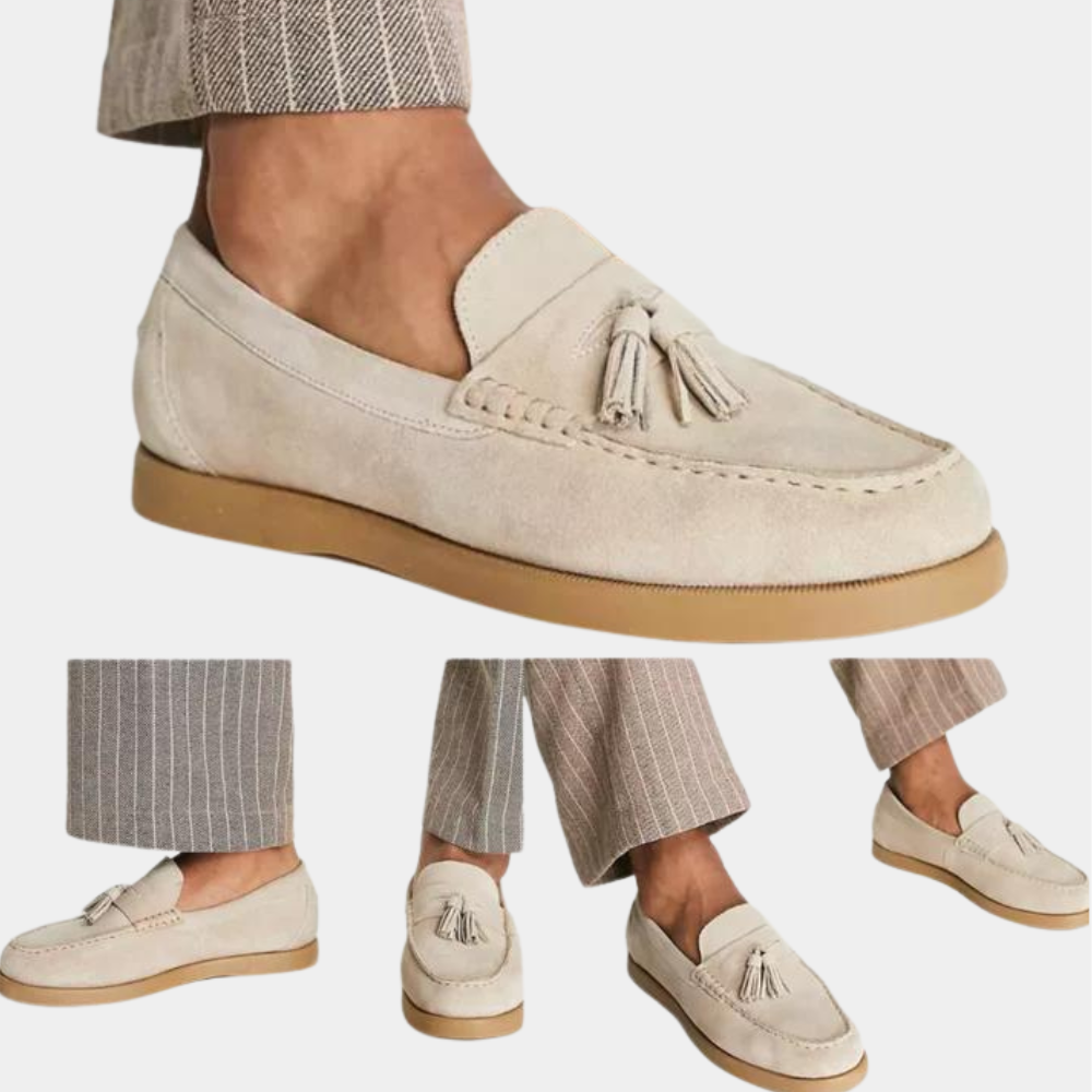 Herren Loafer aus Leder - Elegante Halbschuhe für Männer - Rutschfeste Sohle