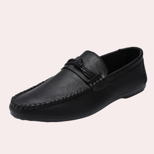 Herren Loafers Schwarz - Elegante Slipper Für Herren