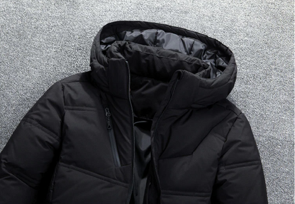 Leif - extra warme abnehmbare Winterjacke mit Kapuze