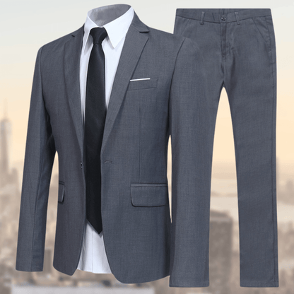 Eleganter und bequemer Anzug für Herren – Slim Fit, atmungsaktiv, ideal fürs Büro