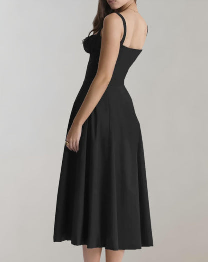 Damen Sommerkleid mit V-Ausschnitt - Leicht und Elegant