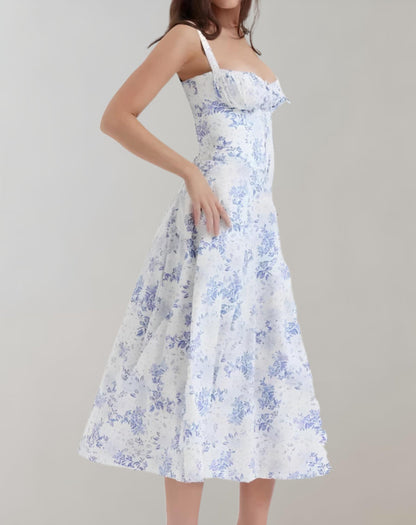 Damen Sommerkleid mit V-Ausschnitt - Leicht und Elegant