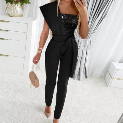 Glitzernde Damen Jumpsuit für Party und Glamour