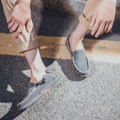 Herren Loafers Grau – Bequeme Nachhaltige Schuhe für Männer