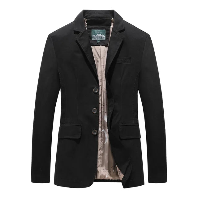 Adrian - Herren-Multi-Pocket-Blazer mit einem Knopf