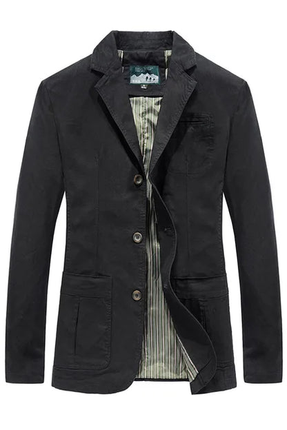 Adrian - Herren-Multi-Pocket-Blazer mit einem Knopf