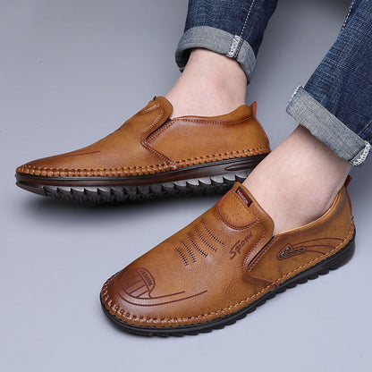 Elegante Herren Samtloafer in Khaki - Luxuriöse Slipper für Männer