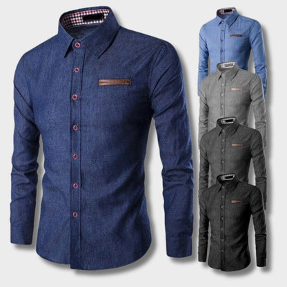 Herren Denim Hemd | Freizeitkleidung aus Baumwolle