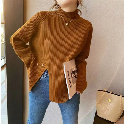 Women's Ribbed turtleneck sweater