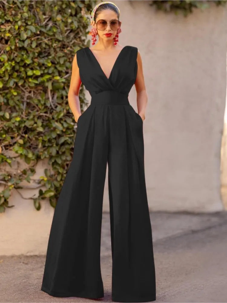 Viva Damen Jumpsuit – Elegante Freizeitkleidung aus Polyester