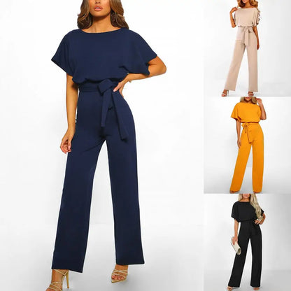 Eleganter Slim Fit Jumpsuit mit Gürteldetail