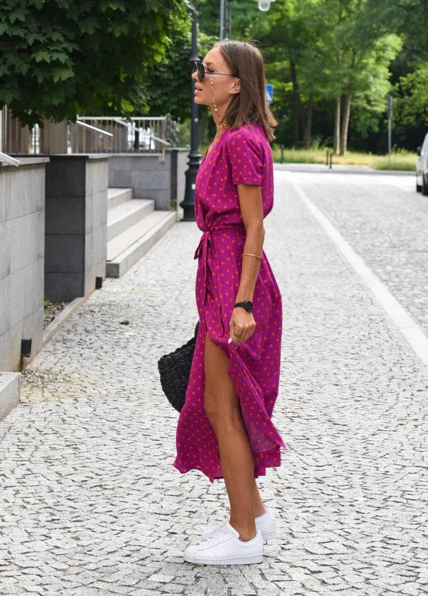 Elegantes und Bequemes Sommerkleid für Damen aus Leichtem Stoff