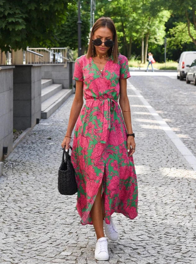 Elegantes und Bequemes Sommerkleid für Damen aus Leichtem Stoff