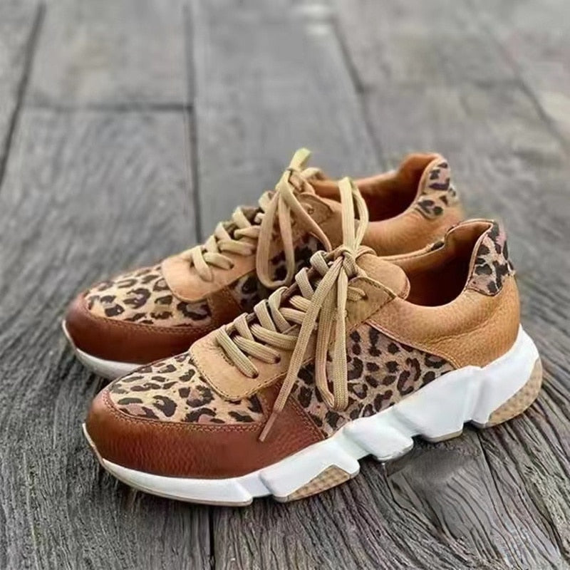 Zelia – Sneaker mit auffälligem Animal-Print für Damen