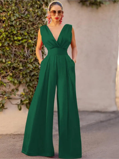 Viva Damen Jumpsuit – Elegante Freizeitkleidung aus Polyester