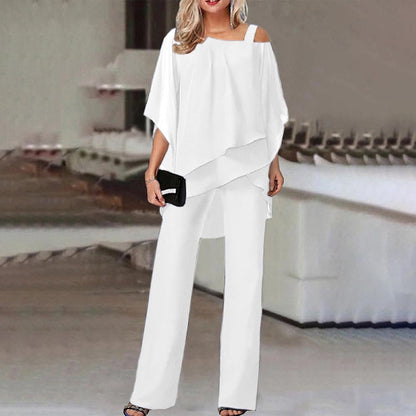 Eleganter Damen Jumpsuit mit Cold-Shoulder Design