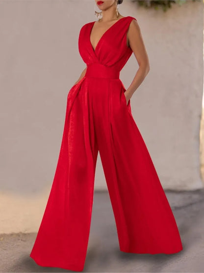 Viva Damen Jumpsuit – Elegante Freizeitkleidung aus Polyester