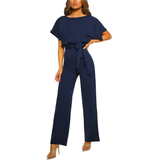 Eleganter Slim Fit Jumpsuit mit Gürteldetail