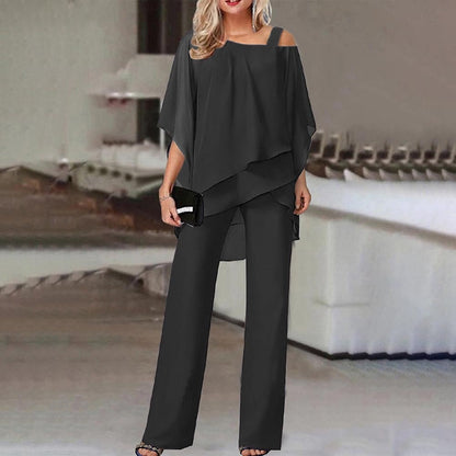 Eleganter Damen Jumpsuit mit Cold-Shoulder Design