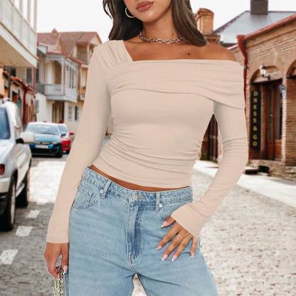 Damen Off-Shoulder Top aus Polyester für eleganten Look