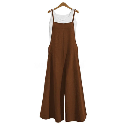 Sommerlicher Jumpsuit aus Leichter Baumwolle für Damen