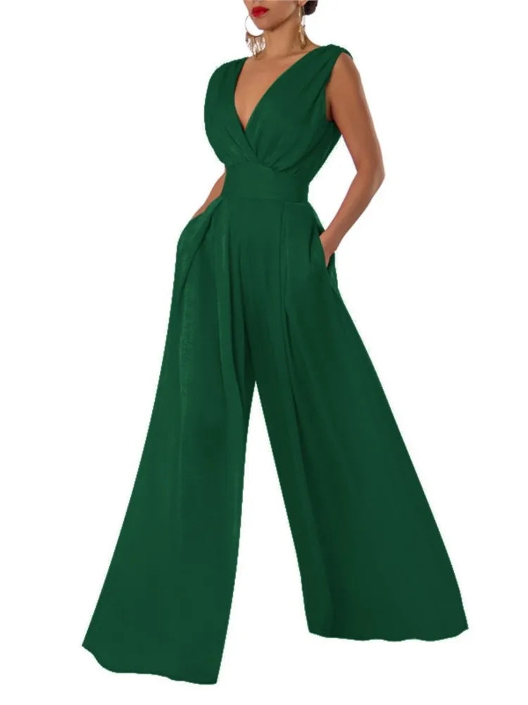 Viva Damen Jumpsuit – Elegante Freizeitkleidung aus Polyester