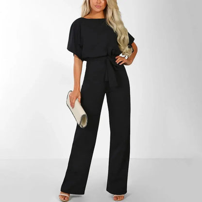 Eleganter Slim Fit Jumpsuit mit Gürteldetail