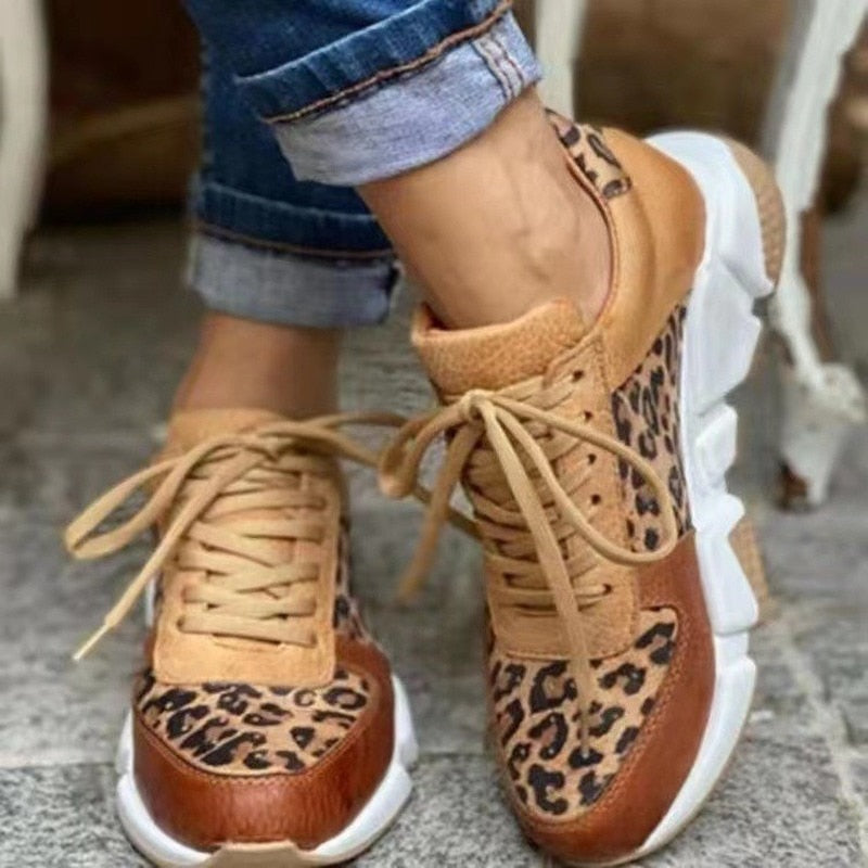 Zelia – Sneaker mit auffälligem Animal-Print für Damen